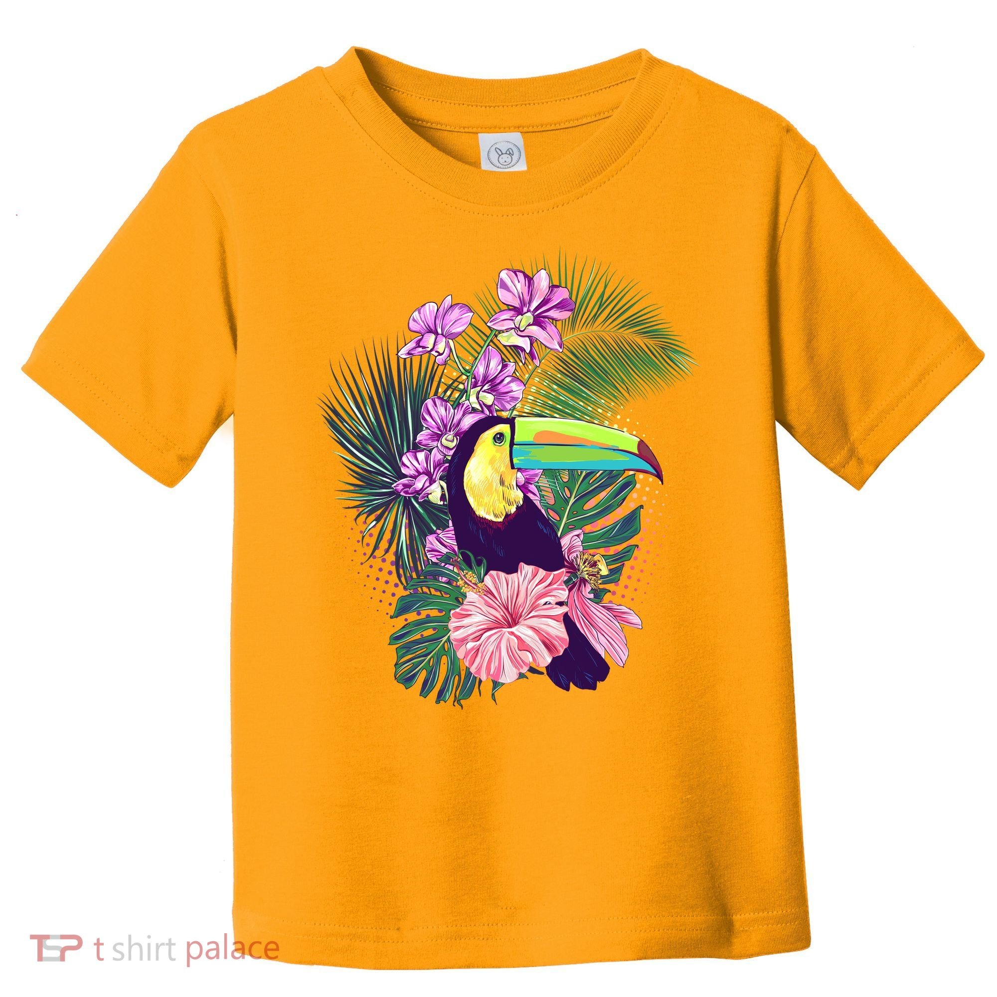Cute Tropical Toucan Bird Toddler T-Shirt