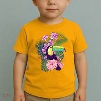 Cute Tropical Toucan Bird Toddler T-Shirt thumb 2