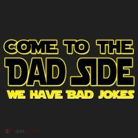 Come To The Dad Side We Have Bad Jokes Beanie thumb 2