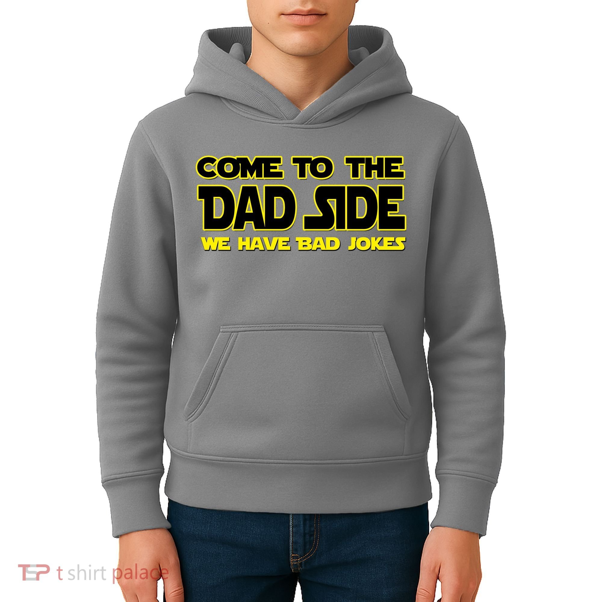 Come To The Dad Side We Have Bad Jokes Kids Hoodie