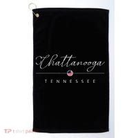 Chattanooga Tennessee Tn On Chattanooga Golf Towel thumb 0