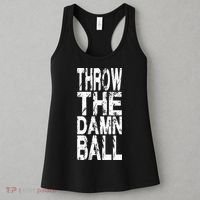 Cool Throw The Damn Ball American Football Women's Tank Top thumb 3