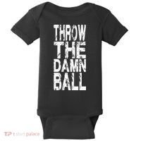 Cool Throw The Damn Ball American Football Baby Bodysuit thumb 0