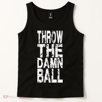 Cool Throw The Damn Ball American Football Tank Top thumb 2