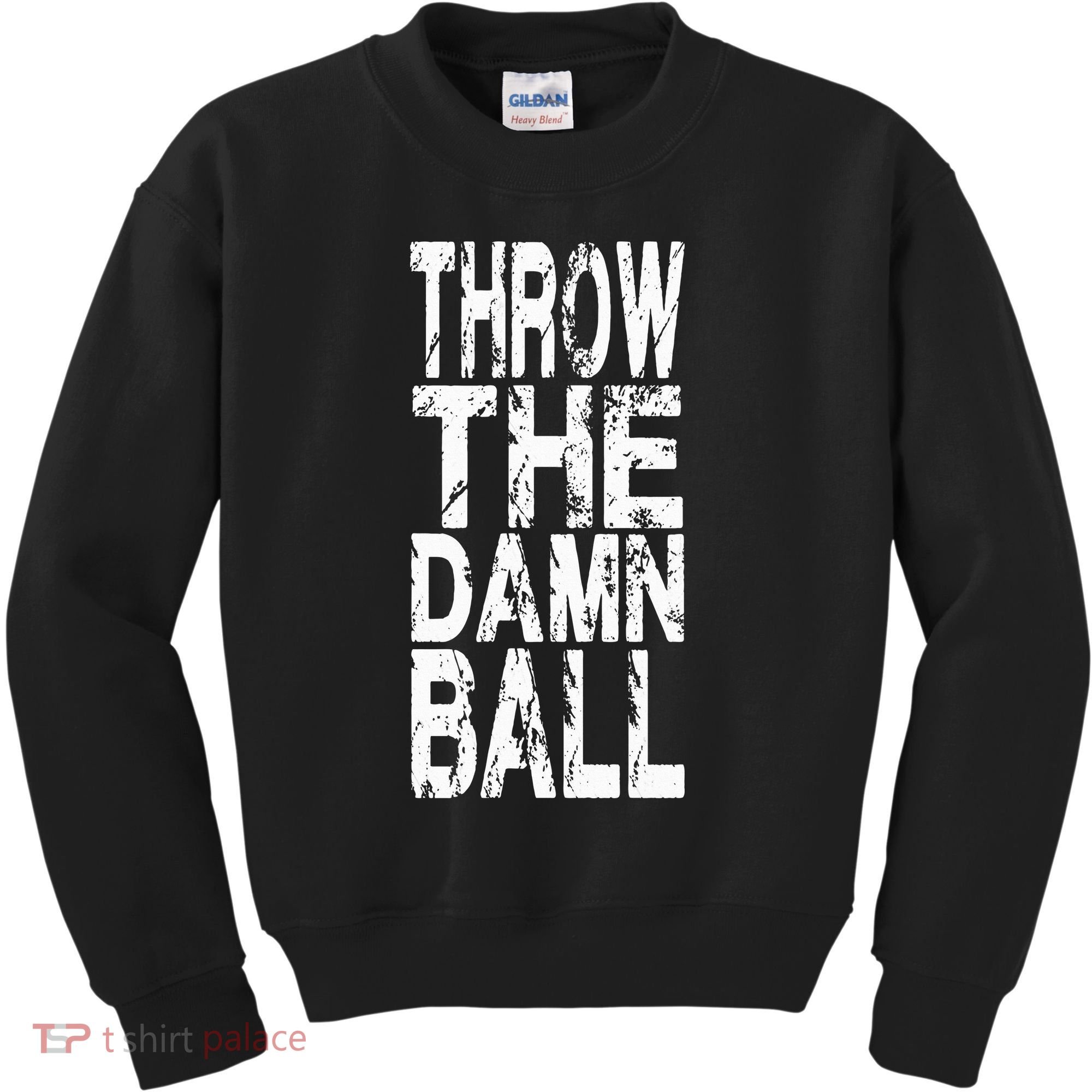 Cool Throw The Damn Ball American Football Kids Sweatshirt