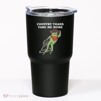 Country Toads Take Me Home Cowboy Frog Funny Western Tumbler thumb 0