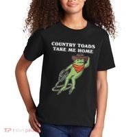Country Toads Take Me Home Cowboy Frog Funny Western Kids T-Shirt thumb 2