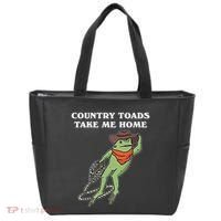 Country Toads Take Me Home Cowboy Frog Funny Western Tote Bag thumb 0