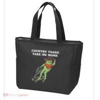 Country Toads Take Me Home Cowboy Frog Funny Western Tote Bag thumb 3