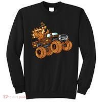 Cute Turkey Thanksgiving Monster Truck Sweatshirt thumb 0
