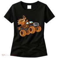 Cute Turkey Thanksgiving Monster Truck Women's T-Shirt thumb 0