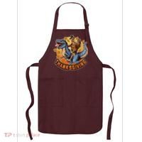 Cool Thanksgiving Turkey Riding TRex Dinosaur Apron thumb 0