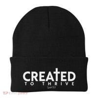 Created To Thrive Christian Faith Isaiah 122 Beanie thumb 0