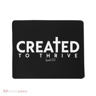 Created To Thrive Christian Faith Isaiah 122 Mousepad