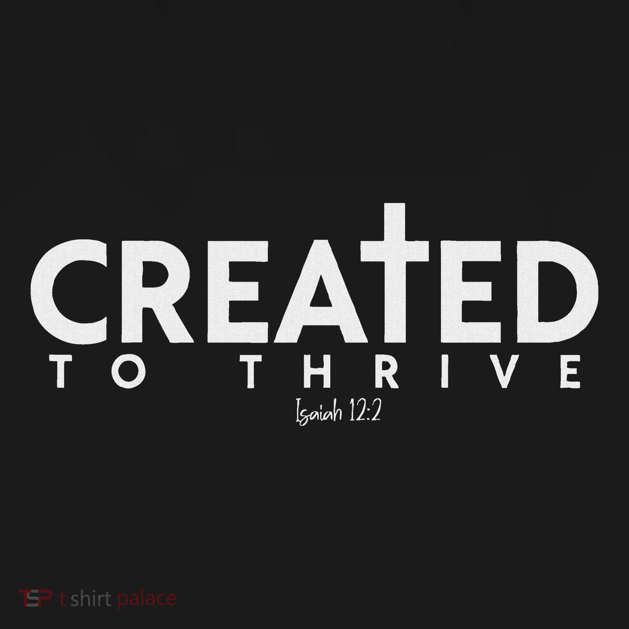 Created To Thrive Christian Faith Isaiah 122 Ornament