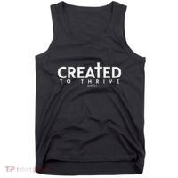 Created To Thrive Christian Faith Isaiah 122 Tank Top thumb 0