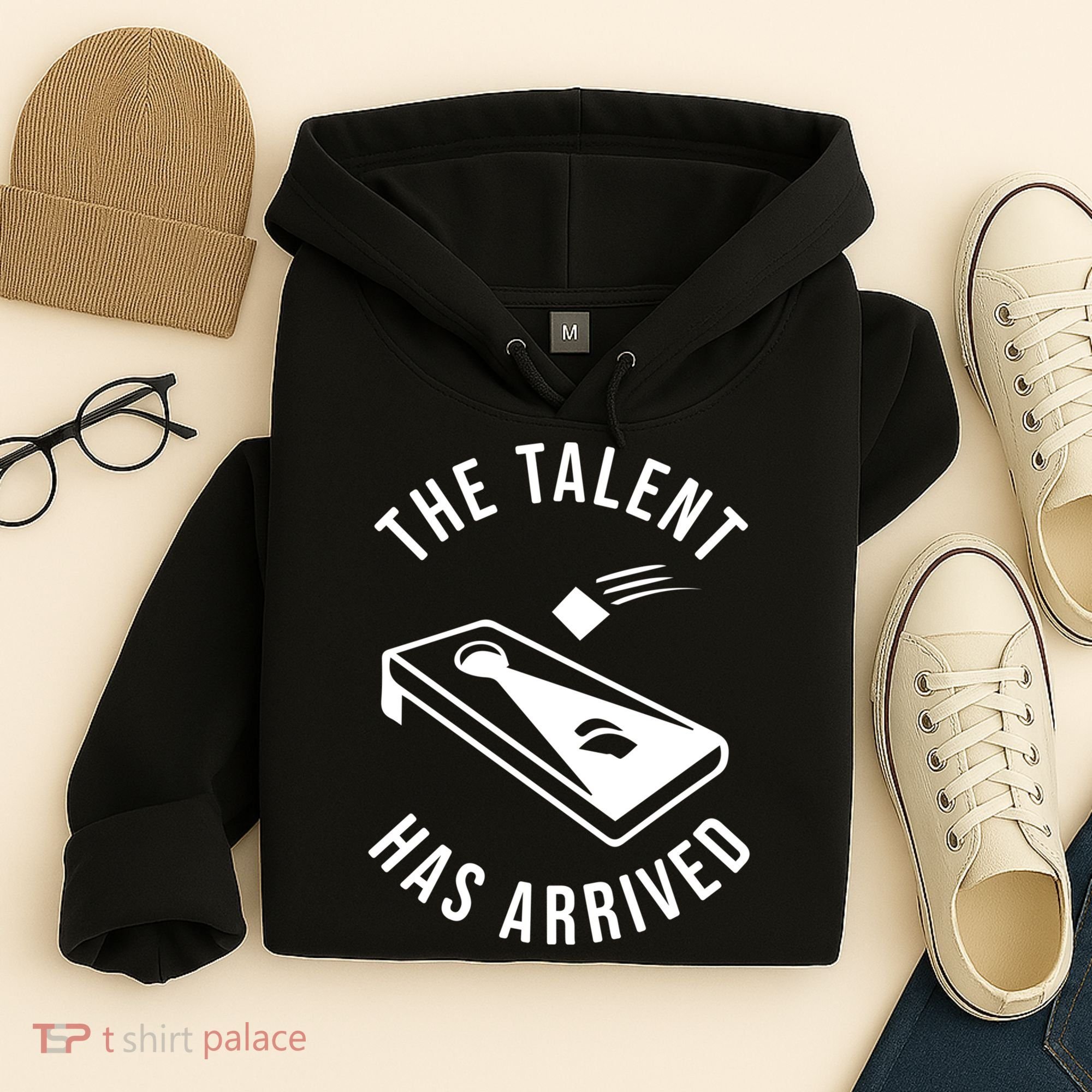 Cornhole The Talent Has Arrived Gift Hoodie