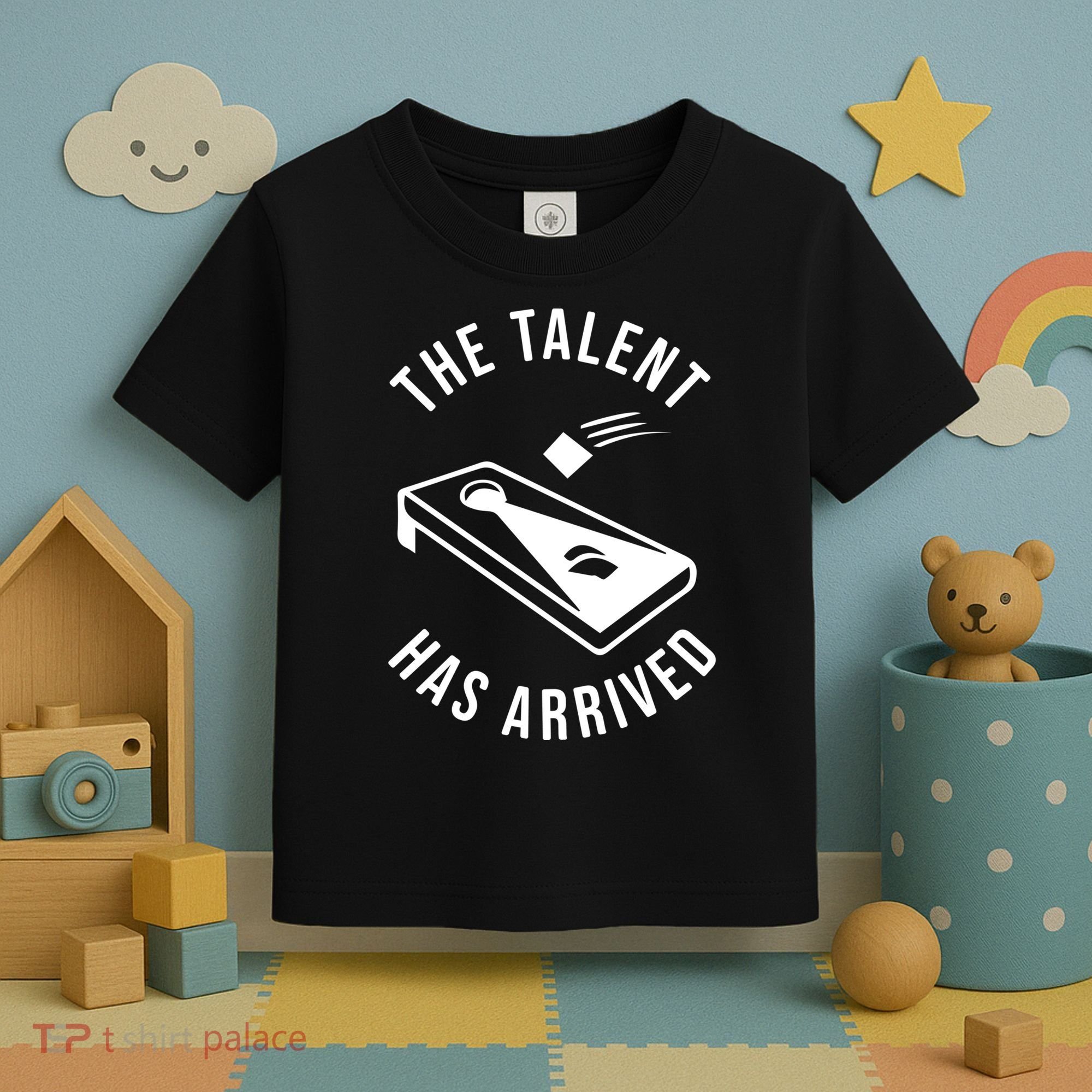 Cornhole The Talent Has Arrived Gift Toddler T-Shirt