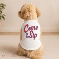 Come To The Sip Doggie Tank thumb 2