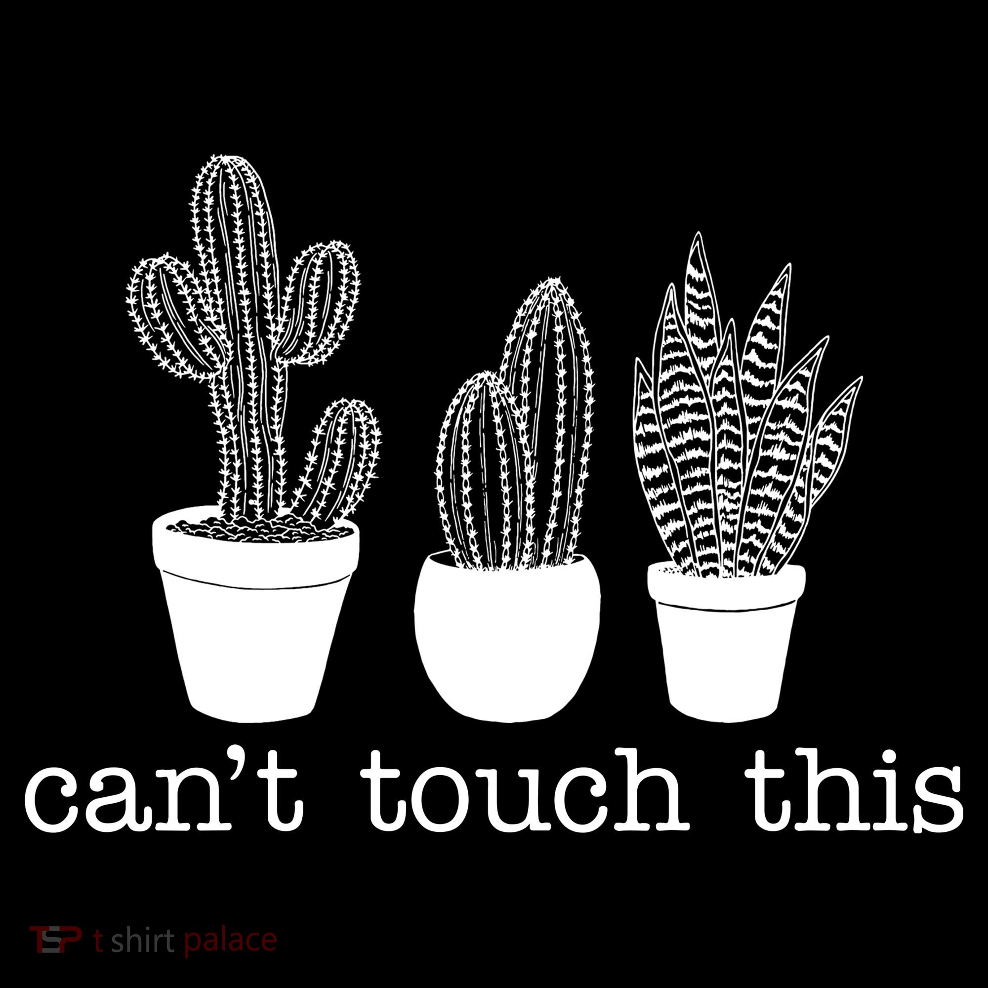Can't Touch This Funny Cactus Coaster