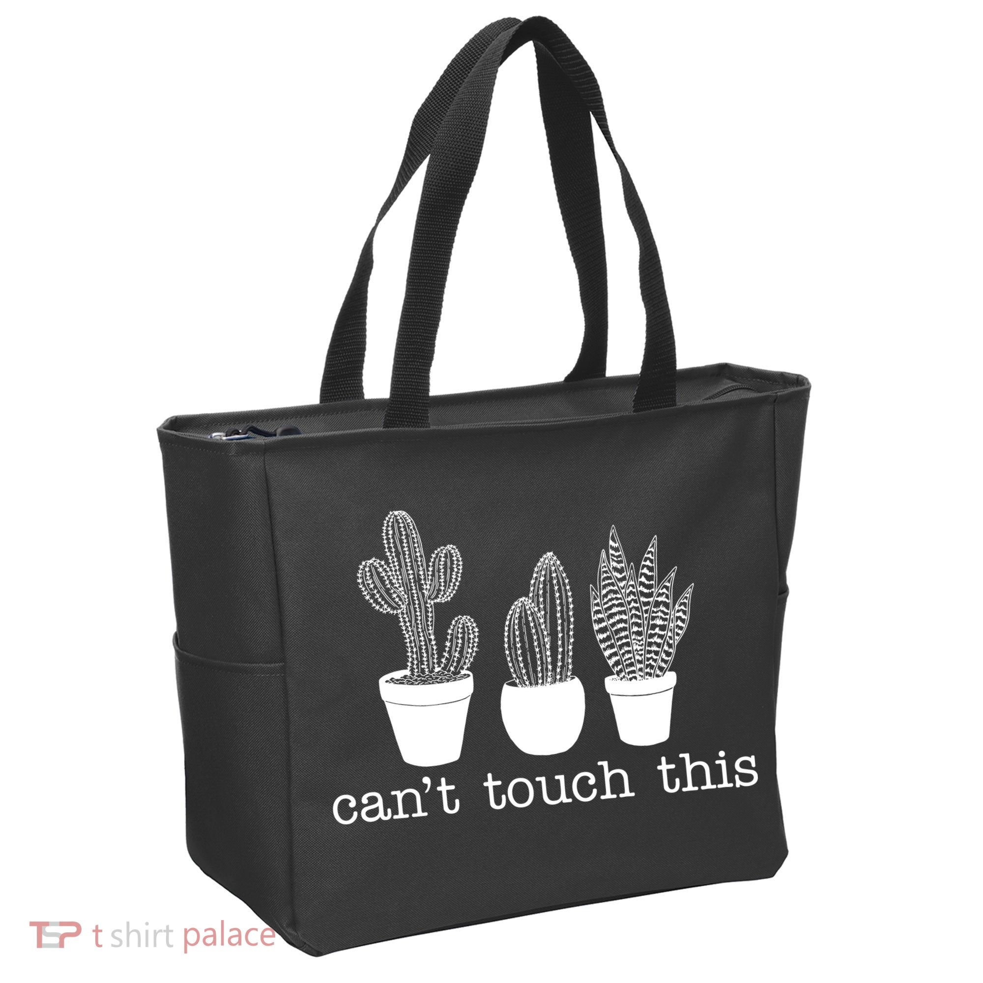Can't Touch This Funny Cactus Tote Bag