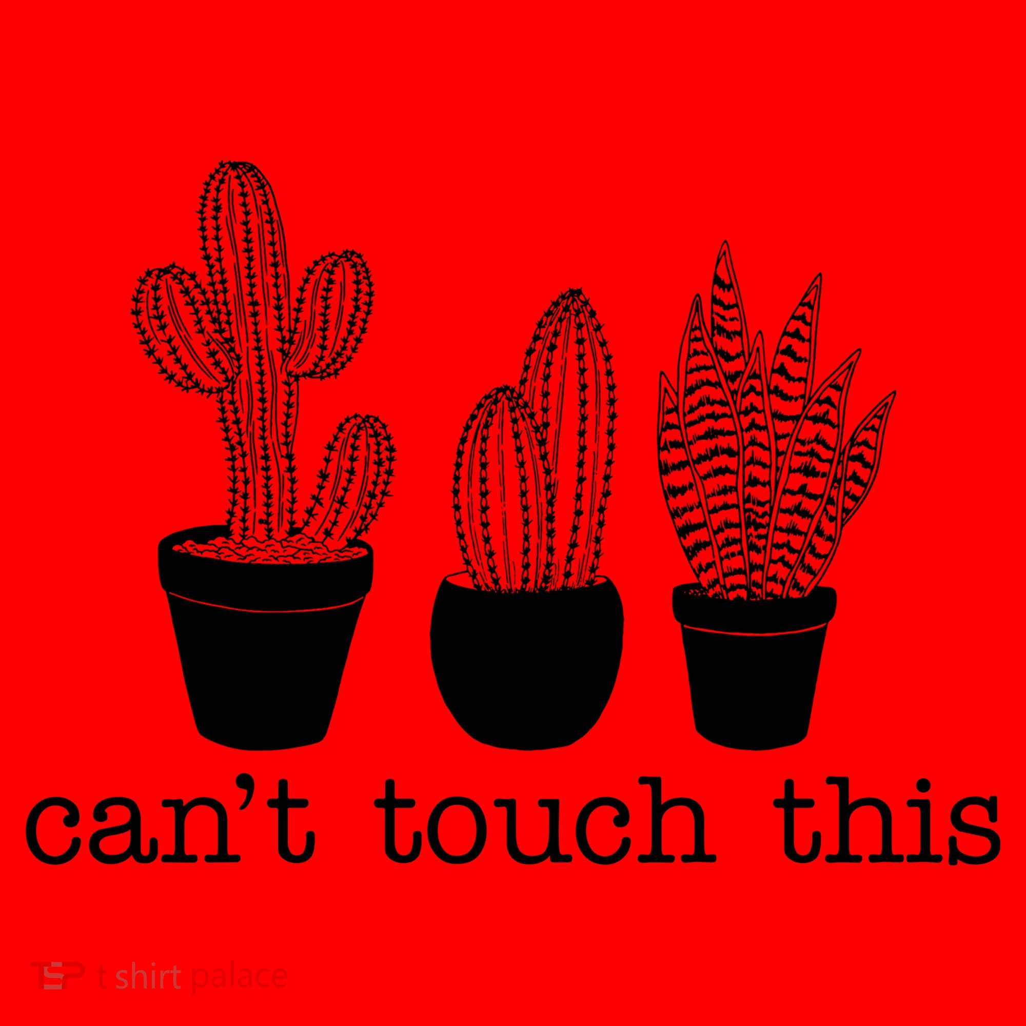 Can't Touch This Funny Cactus Santa Hat