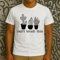 Can't Touch This Funny Cactus T-Shirt thumb 3
