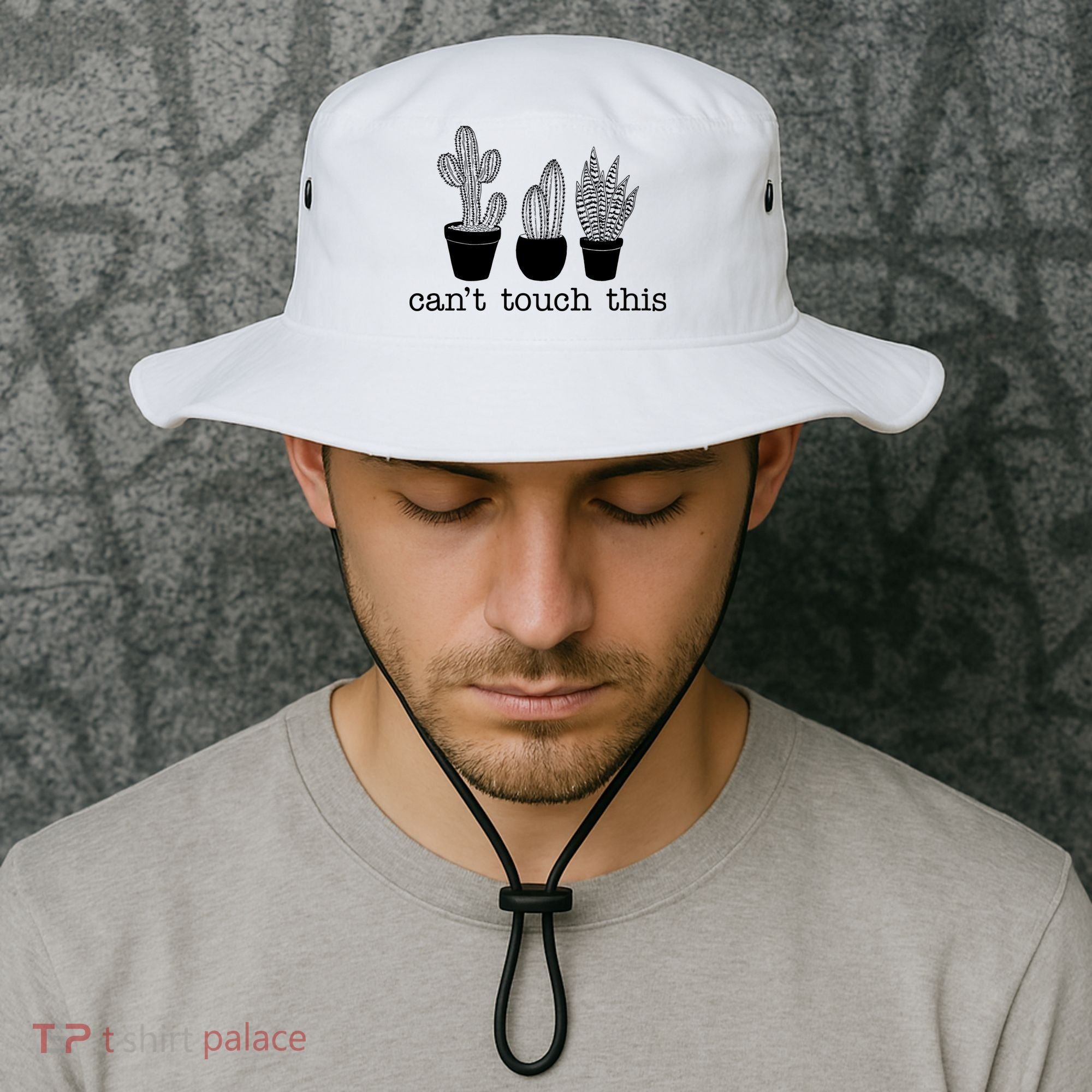 Can't Touch This Funny Cactus Bucket Hat