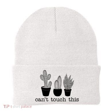Can't Touch This Funny Cactus Beanie