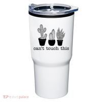 Can't Touch This Funny Cactus Tumbler thumb 0