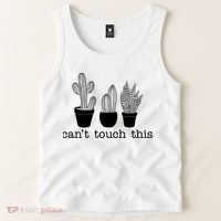 Can't Touch This Funny Cactus Tank Top thumb 2