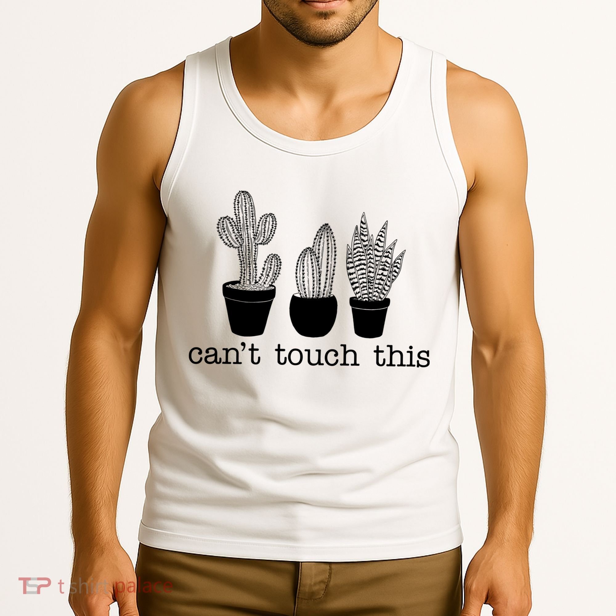 Can't Touch This Funny Cactus Tank Top