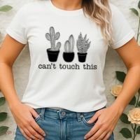 Can't Touch This Funny Cactus Women's T-Shirt thumb 2