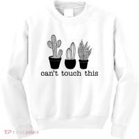 Can't Touch This Funny Cactus Kids Sweatshirt thumb 0