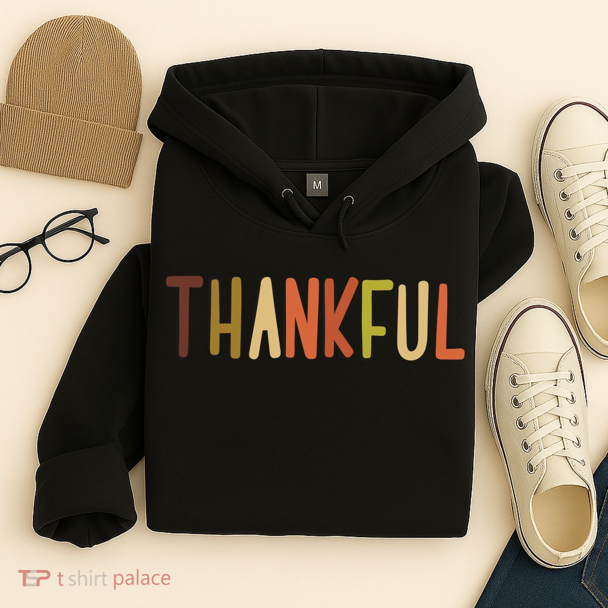Cute Thankful Thanksgiving Hoodie