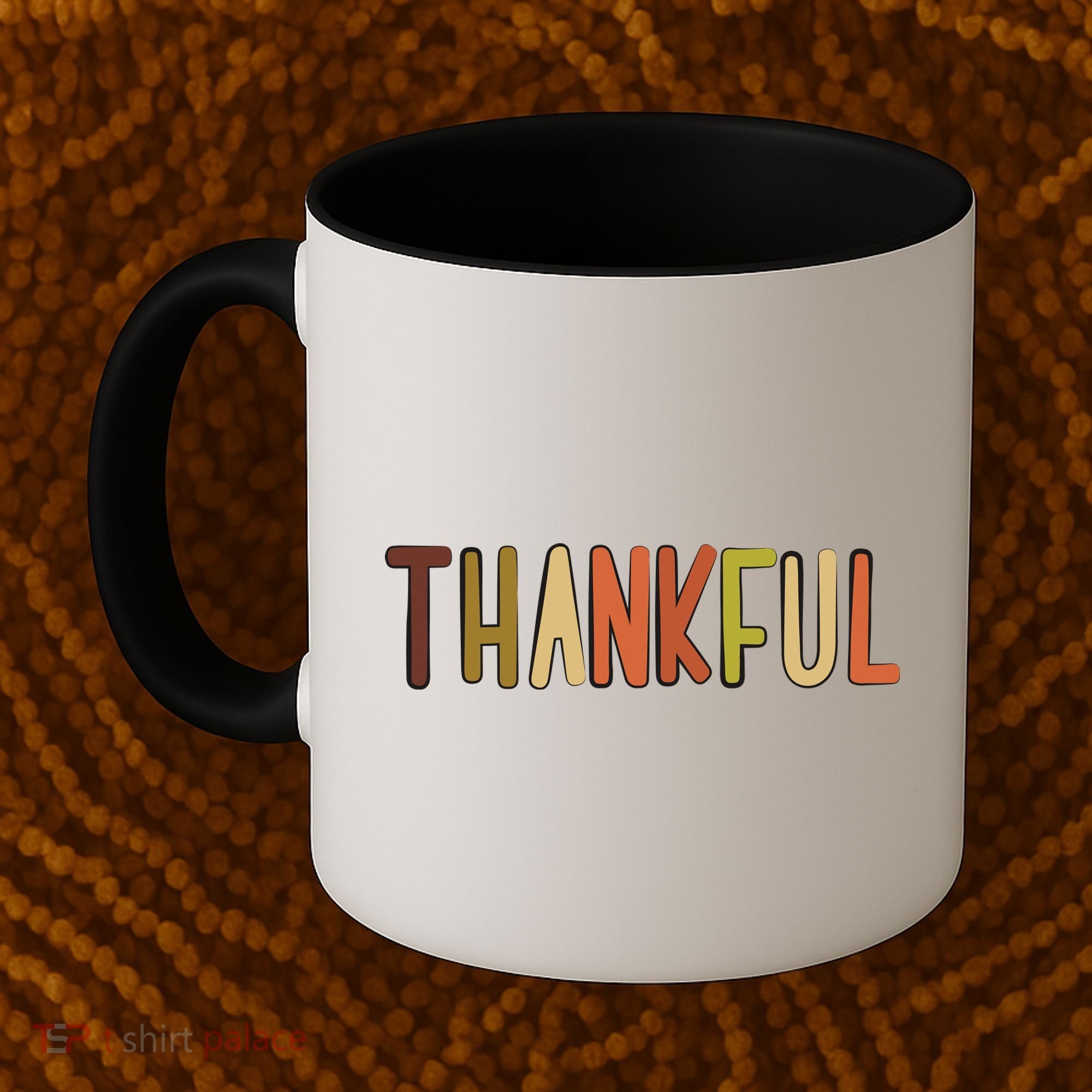 Cute Thankful Thanksgiving Coffee Mug