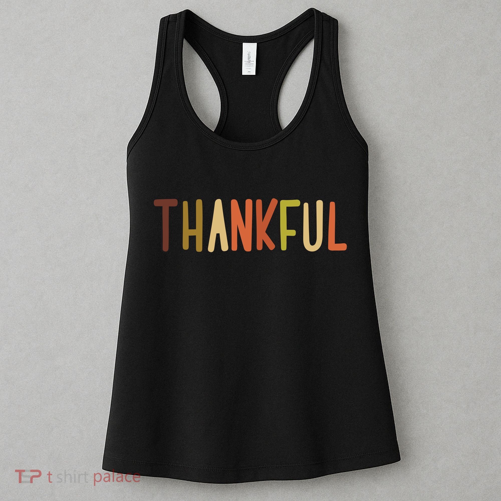 Cute Thankful Thanksgiving Women's Tank Top