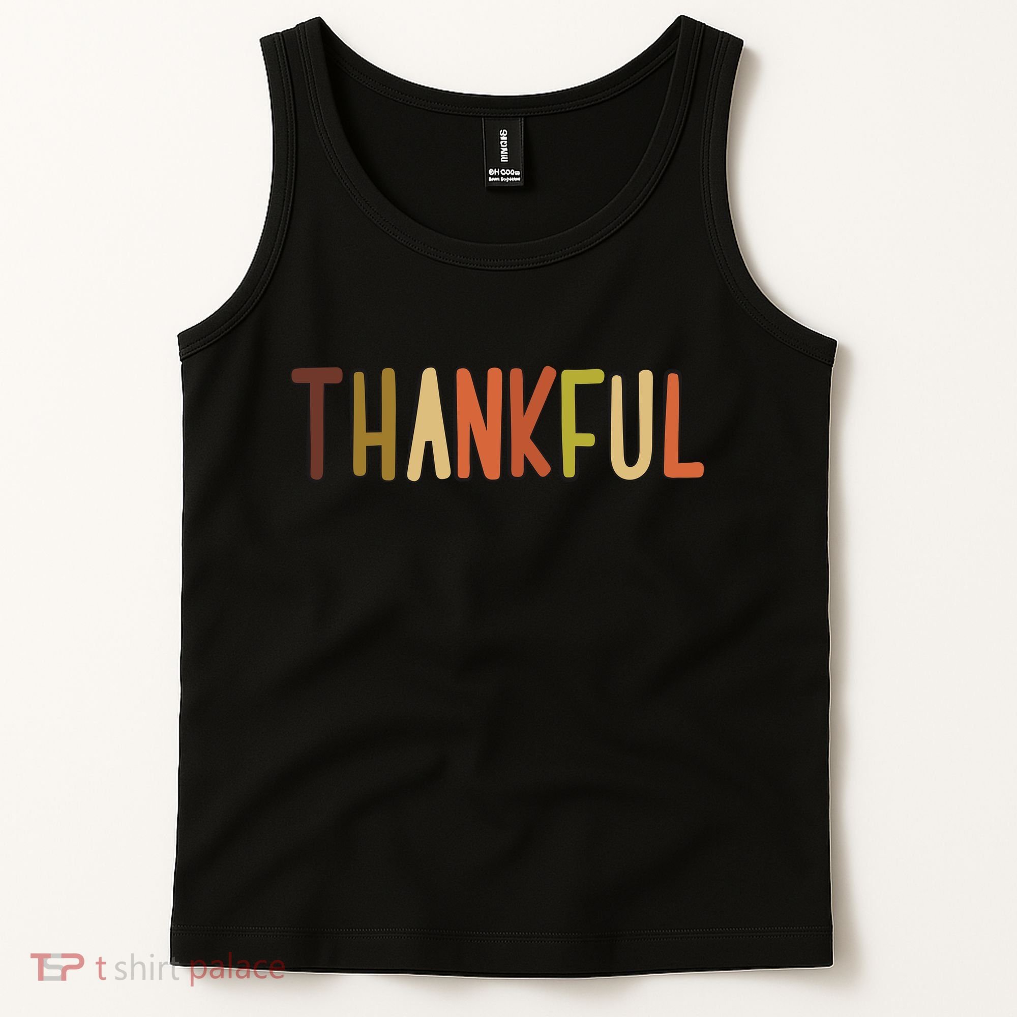 Cute Thankful Thanksgiving Tank Top