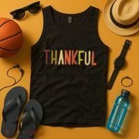 Cute Thankful Thanksgiving Tank Top thumb 4