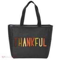 Cute Thankful Thanksgiving Tote Bag thumb 0