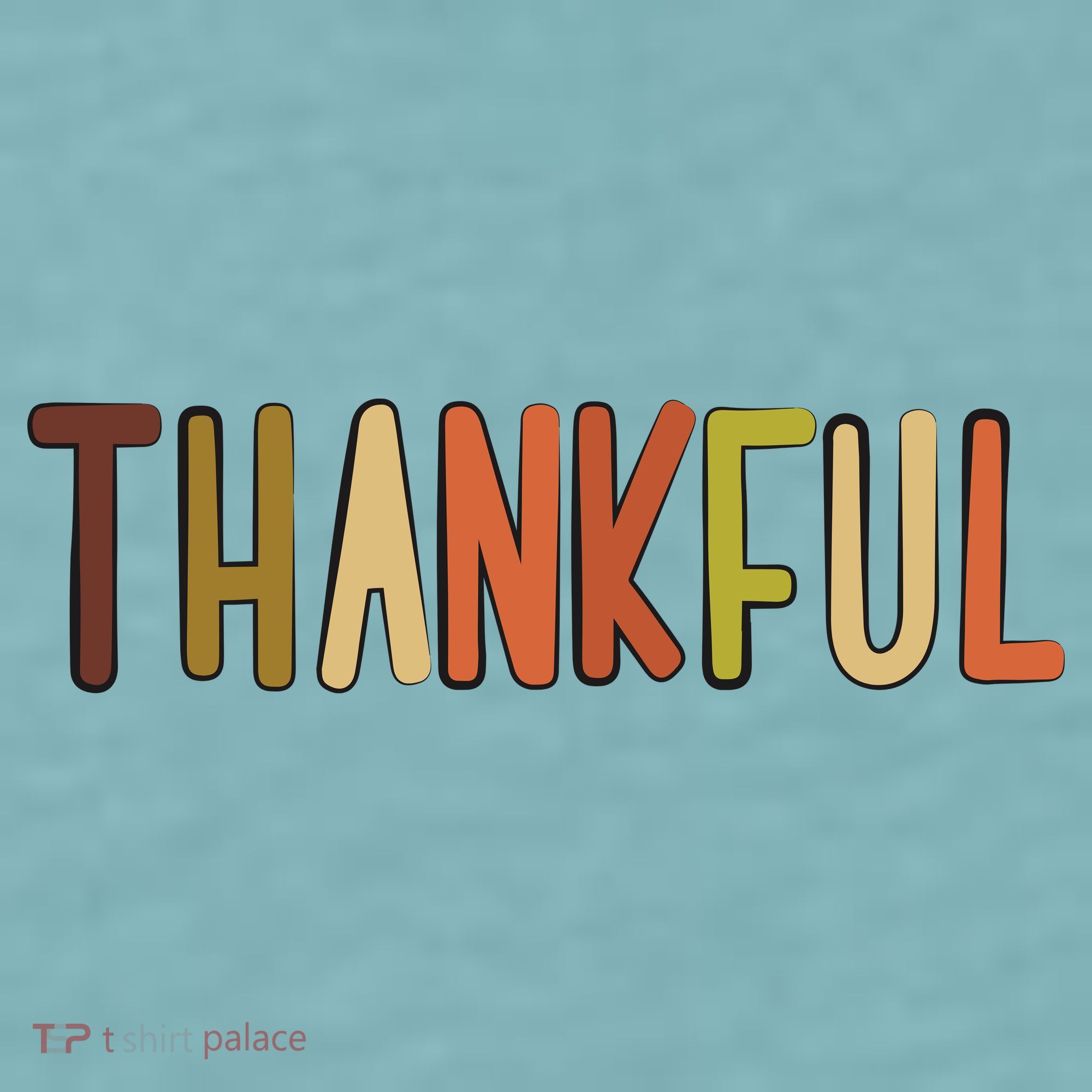 Cute Thankful Thanksgiving Sueded Cloud Jersey T-Shirt