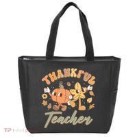 Cute Thanksgiving Thankful Teacher Tote Bag thumb 0