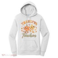 Cute Thanksgiving Thankful Teacher Women's Hoodie thumb 0