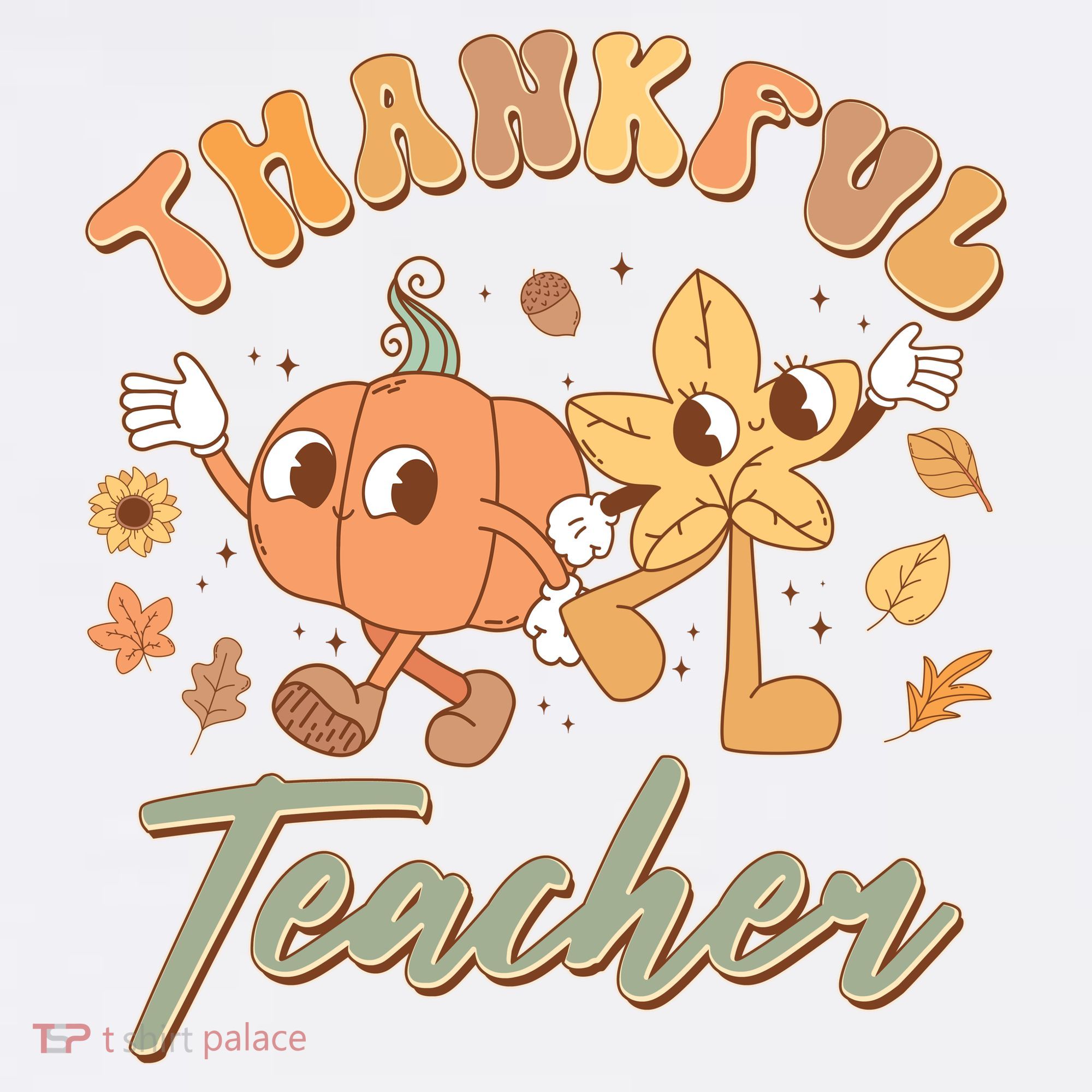Cute Thanksgiving Thankful Teacher Women's Hoodie
