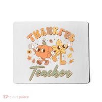 Cute Thanksgiving Thankful Teacher Mousepad thumb 0