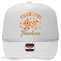 Cute Thanksgiving Thankful Teacher Hat thumb 0