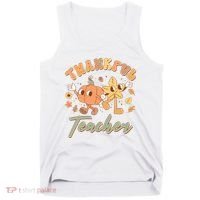 Cute Thanksgiving Thankful Teacher Tank Top thumb 0
