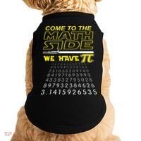 Come To The Math Side We Have Pi Math Geek & Nerd Doggie Tank thumb 0