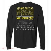 Come To The Math Side We Have Pi Math Geek & Nerd Comfort Colors Heavyweight Long Sleeve T-Shirt thumb 0