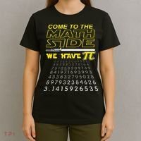 Come To The Math Side We Have Pi Math Geek & Nerd T-Shirt thumb 4